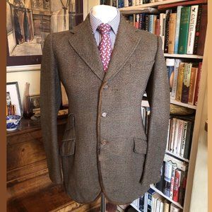 Classic Men's Brown Tweed Blazer - Brand